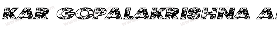 Kar Gopalakrishna Ad字体转换